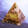 Orgonite Pyramid Tiger Eye Chakra Energy Natural Crystal Repel Evil Spirits Pyramid Decoration Process Resin Gift | Vimost Shop.