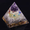 Orgonite Amethyst Pyramid Change The Magnetic Field Of Life Reiki Stone Fluorite  Aura Crystal Resin Decorative Craft Jewelry | Vimost Shop.