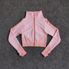 Yoga-Top Vital Seamless Yoga Shirt Women Fitness Zipper Long Sleeve Workout Tops Gym Clothes Sportswear Running T-Shirts