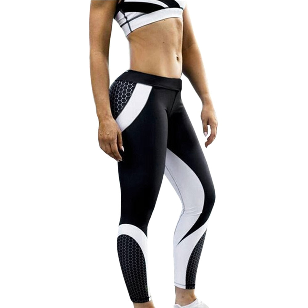 Leggings sport women fitness 3D Print Yoga Skinny Workout Gym Leggings Sports Training Cropped Pants workout leggings | Vimost Shop.