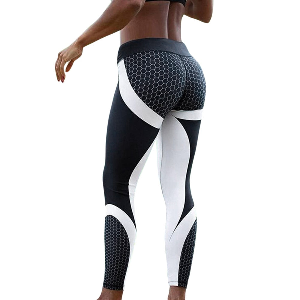 Leggings sport women fitness 3D Print Yoga Skinny Workout Gym Leggings Sports Training Cropped Pants workout leggings | Vimost Shop.
