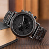 Male Watch Wooden Men Wristwatches Luminous Handle Chronograph Timepiece  In Gift Box | Vimost Shop.