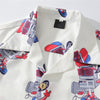 Fashion Style Full Robot Print Hawaiian Shirts Streetwear Hip Hop Casual Beach Camisas Shirt Harajuku White Men Tops | Vimost Shop.