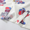 Fashion Style Full Robot Print Hawaiian Shirts Streetwear Hip Hop Casual Beach Camisas Shirt Harajuku White Men Tops | Vimost Shop.