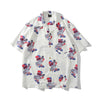 Fashion Style Full Robot Print Hawaiian Shirts Streetwear Hip Hop Casual Beach Camisas Shirt Harajuku White Men Tops | Vimost Shop.