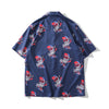 Fashion Style Full Robot Print Hawaiian Shirts Streetwear Hip Hop Casual Beach Camisas Shirt Harajuku White Men Tops | Vimost Shop.