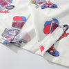 Fashion Style Full Robot Print Hawaiian Shirts Streetwear Hip Hop Casual Beach Camisas Shirt Harajuku White Men Tops | Vimost Shop.