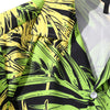 Fashion Summer Leaves Print Orange Beach Hawaiian Aloha Shirts Mens Casual Short Sleeve Shirt Camisas Shirts Tops | Vimost Shop.