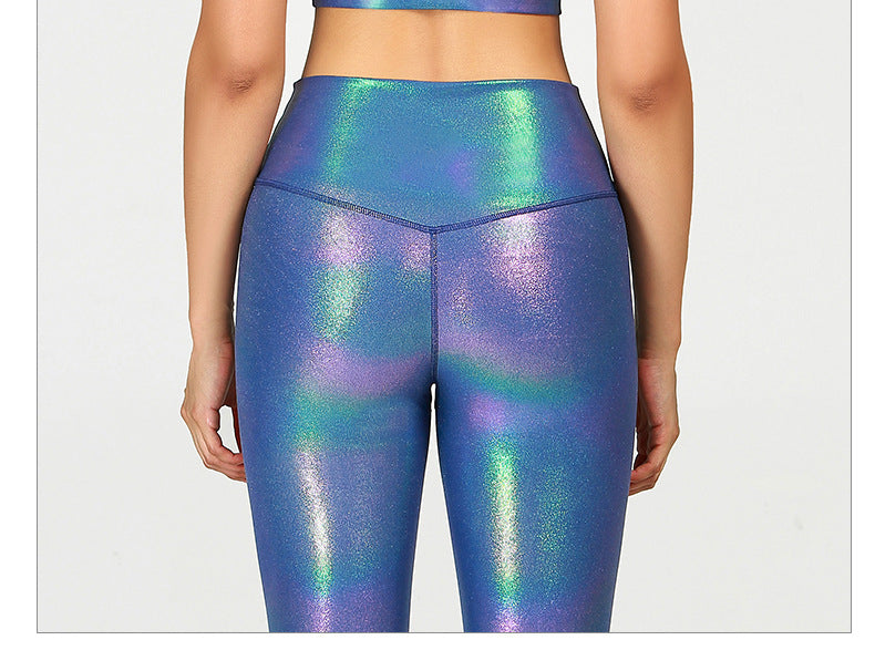 GOLD STAMPING Shockproof Running Yoga Sports Bras Crop | Vimost Shop.