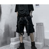 Male Shorts Multi Pocket Summer Loose Ribbons Black Men Short Pant Casual Cotton Hip Hop Streetwear Mens Cargo Shorts | Vimost Shop.