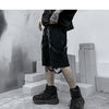 Male Shorts Multi Pocket Summer Loose Ribbons Black Men Short Pant Casual Cotton Hip Hop Streetwear Mens Cargo Shorts | Vimost Shop.
