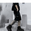 Male Shorts Multi Pocket Summer Loose Ribbons Black Men Short Pant Casual Cotton Hip Hop Streetwear Mens Cargo Shorts | Vimost Shop.