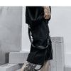 Male Shorts Multi Pocket Summer Loose Ribbons Black Men Short Pant Casual Cotton Hip Hop Streetwear Mens Cargo Shorts | Vimost Shop.