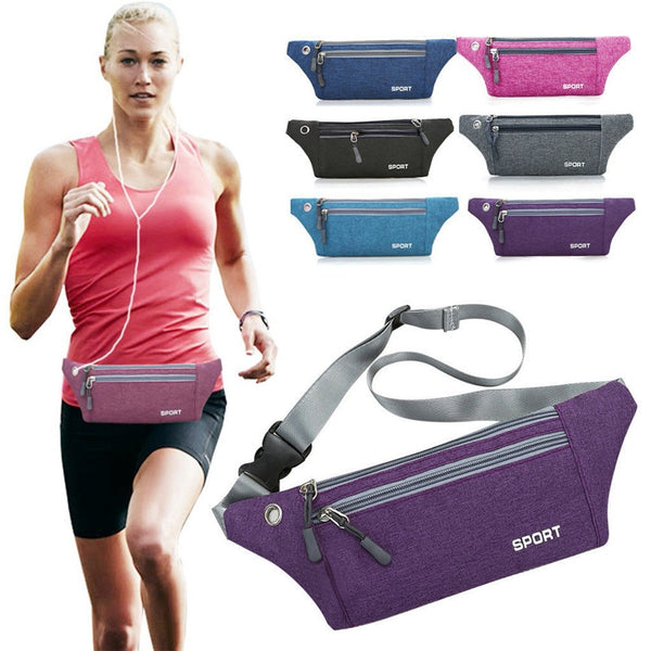 Women Men Multi-function Pockets Outdoor Sport Leisure Fashion Messenger Waist Packs Bag Free Shipping | Vimost Shop.