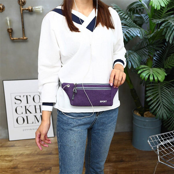 Women Men Multi-function Pockets Outdoor Sport Leisure Fashion Messenger Waist Packs Bag Free Shipping | Vimost Shop.