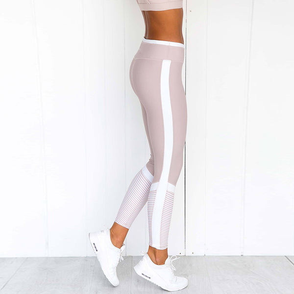 Tummy Control Pink Fitness Leggings Hight Waist Leggings Gym Yoga Pants | Vimost Shop.
