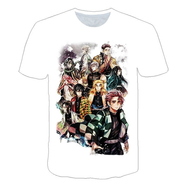 0 Ghost Blade 3D T-Shirt Men funny t shirts Fashion Hip Hop Women Demon Slayer Summer child Print Streetwear T-Shirt tops | Vimost Shop.