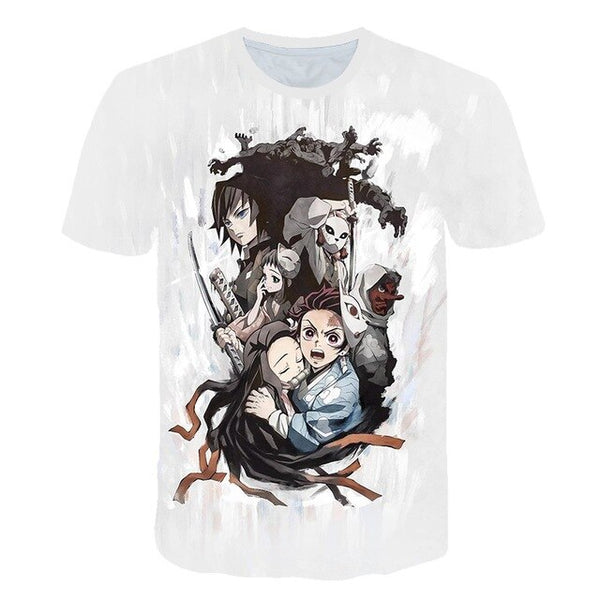 0 Ghost Blade 3D T-Shirt Men funny t shirts Fashion Hip Hop Women Demon Slayer Summer child Print Streetwear T-Shirt tops | Vimost Shop.