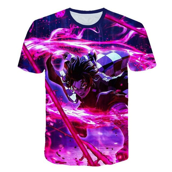 0 Ghost Blade 3D T-Shirt Men funny t shirts Fashion Hip Hop Women Demon Slayer Summer child Print Streetwear T-Shirt tops | Vimost Shop.