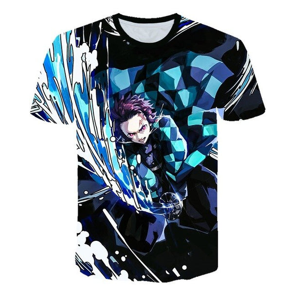 0 Ghost Blade 3D T-Shirt Men funny t shirts Fashion Hip Hop Women Demon Slayer Summer child Print Streetwear T-Shirt tops | Vimost Shop.