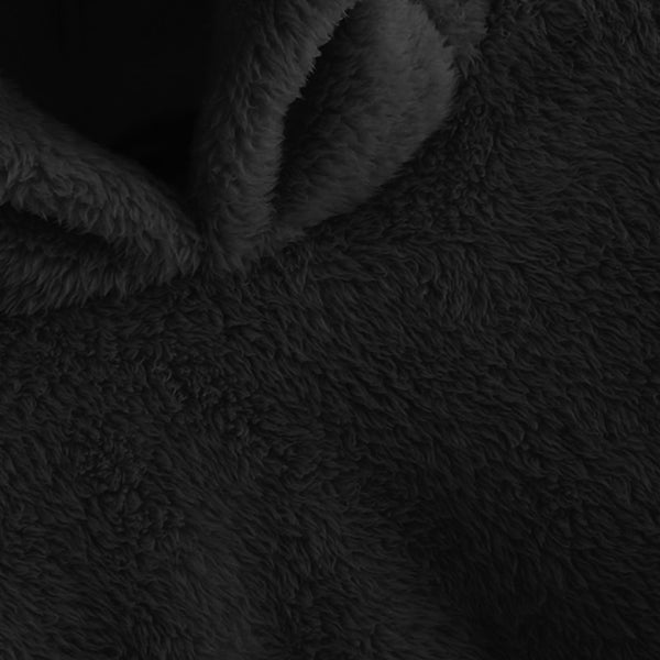 Preppy Lovely With Bears Ears Solid Teddy Hoodie Pullovers Sweatshirt Campus Casual Sweatshirts | Vimost Shop.