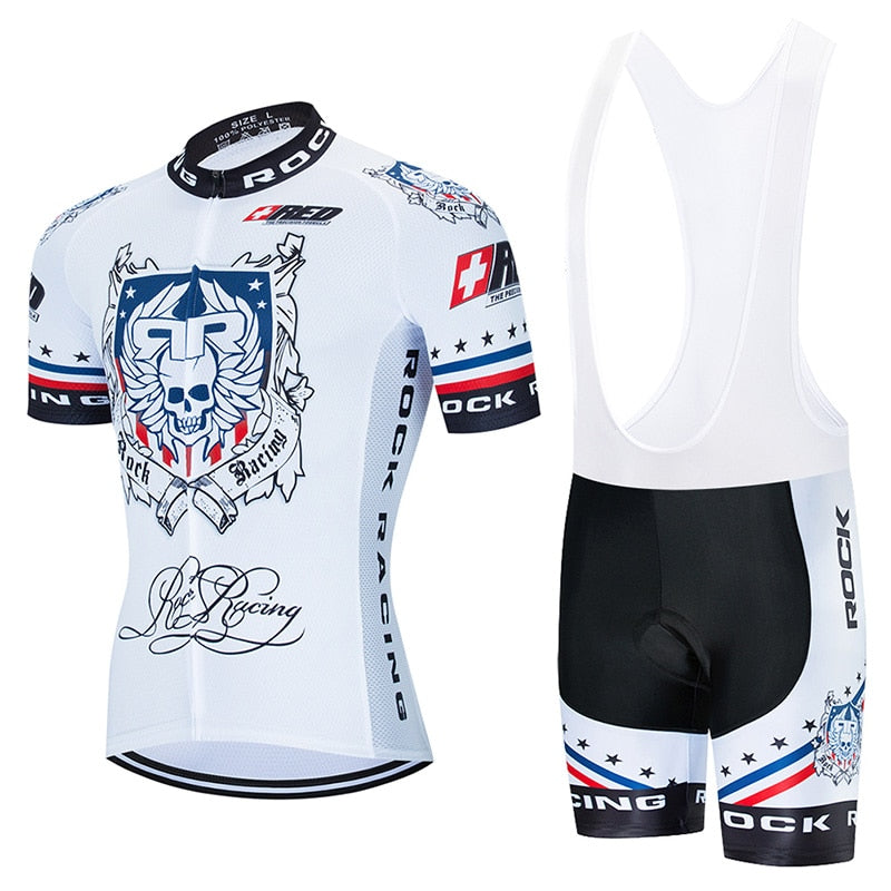 Rock Racing Cycling Clothing 9D Bib Set MTB Uniform Team Bicycle Clothes Quick Dry Bike Jersey Men’s Short Maillot Culotte | Vimost Shop.