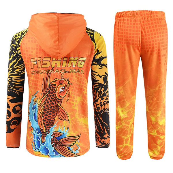 Fishing Clothes Carp Fishing Jerseys Breathable Moisture-wicking Summer Sun UV Protection Outdoor Sport Fishing shirts | Vimost Shop.