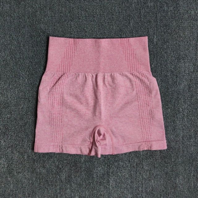 Seamless Women's Shorts Yoga Fitness High Waist Workout Shorts Sport Gym Leggings Slim Tummy Control Athletic Shorts