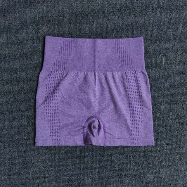 Seamless Women's Shorts Yoga Fitness High Waist Workout Shorts Sport Gym Leggings Slim Tummy Control Athletic Shorts