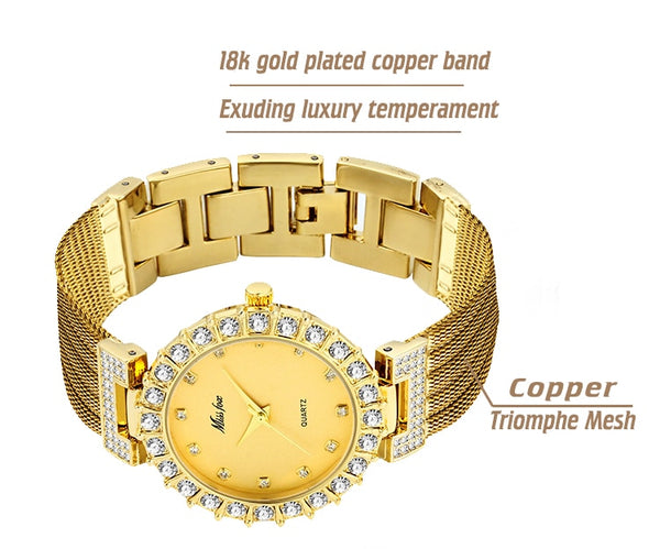 Women Watches Luxury Brand Watch Bracelet Waterproof Big Lab Diamond Ladies Wrist Watches For Women Quartz Clock Hours | Vimost Shop.