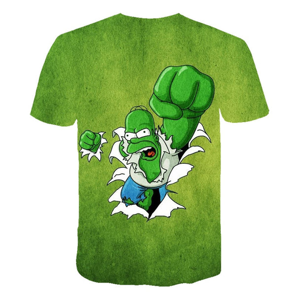 The Simpsons Homer 3d Print T Shirt Bart Simpson House Clothing Homer Simpsons Sweatshirt Costume Men/women Simpson Family Shirt | Vimost Shop.