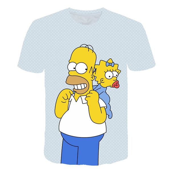 The Simpsons Homer 3d Print T Shirt Bart Simpson House Clothing Homer Simpsons Sweatshirt Costume Men/women Simpson Family Shirt | Vimost Shop.