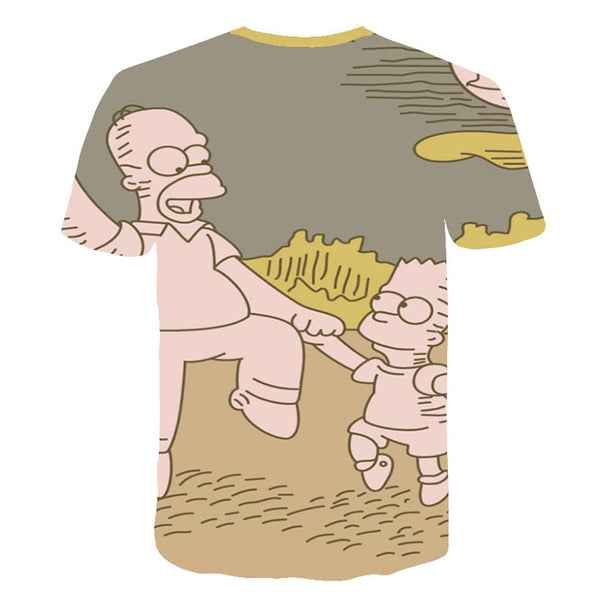 The Simpsons Homer 3d Print T Shirt Bart Simpson House Clothing Homer Simpsons Sweatshirt Costume Men/women Simpson Family Shirt | Vimost Shop.