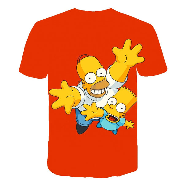 The Simpsons Homer 3d Print T Shirt Bart Simpson House Clothing Homer Simpsons Sweatshirt Costume Men/women Simpson Family Shirt | Vimost Shop.