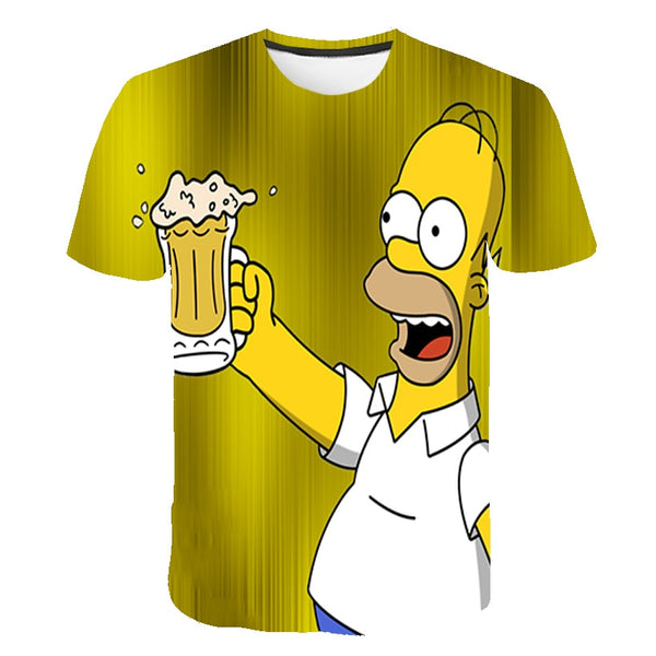 The Simpsons Homer 3d Print T Shirt Bart Simpson House Clothing Homer Simpsons Sweatshirt Costume Men/women Simpson Family Shirt | Vimost Shop.