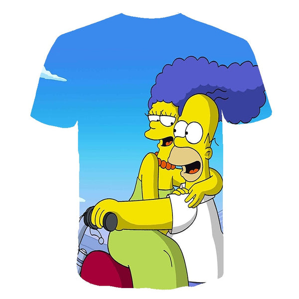 The Simpsons Homer 3d Print T Shirt Bart Simpson House Clothing Homer Simpsons Sweatshirt Costume Men/women Simpson Family Shirt | Vimost Shop.