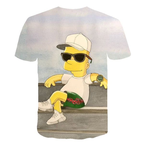 The Simpsons Homer 3d Print T Shirt Bart Simpson House Clothing Homer Simpsons Sweatshirt Costume Men/women Simpson Family Shirt | Vimost Shop.