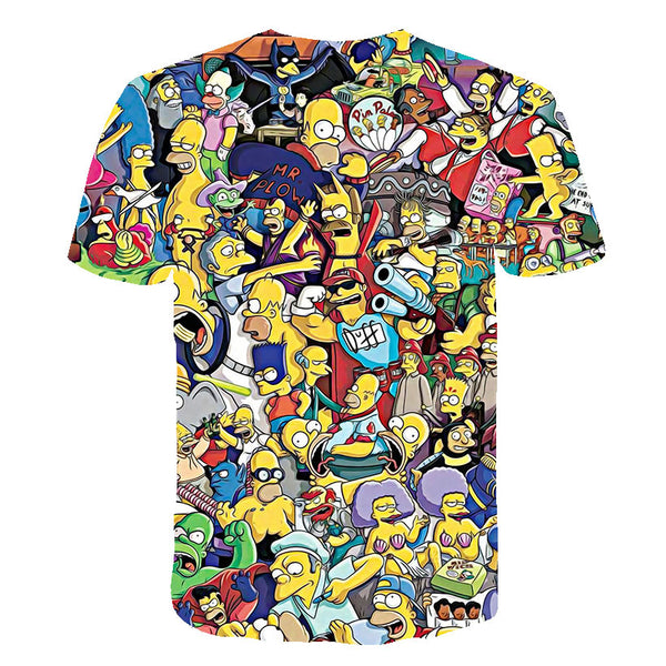 The Simpsons Homer 3d Print T Shirt Bart Simpson House Clothing Homer Simpsons Sweatshirt Costume Men/women Simpson Family Shirt | Vimost Shop.