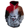 Horror Movie IT Clown 3D Print Hoodie Funny Pullover joker sweatshirt Hip Hop Sudadera hombre coat winter jacket men harajuku | Vimost Shop.
