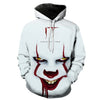 Horror Movie IT Clown 3D Print Hoodie Funny Pullover joker sweatshirt Hip Hop Sudadera hombre coat winter jacket men harajuku | Vimost Shop.