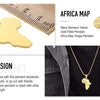 Trendsmax Africa Map Gold Pendant Necklace for Men Women Fashion African Map Pendant Hip Hop Dropshipping Jewelry Ethiopian GP56 | Vimost Shop.
