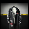 The North Fashion Long Coat Autumn Zipper Windproof Slim Windbreaker Mens Large Size Hip Hop Jackets Clothes Face | Vimost Shop.