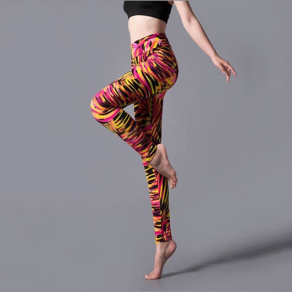 New Rose Flower Printed Leggings Fashion Sexy Women Lady Slim High Elastic Cotton Pants | Vimost Shop.