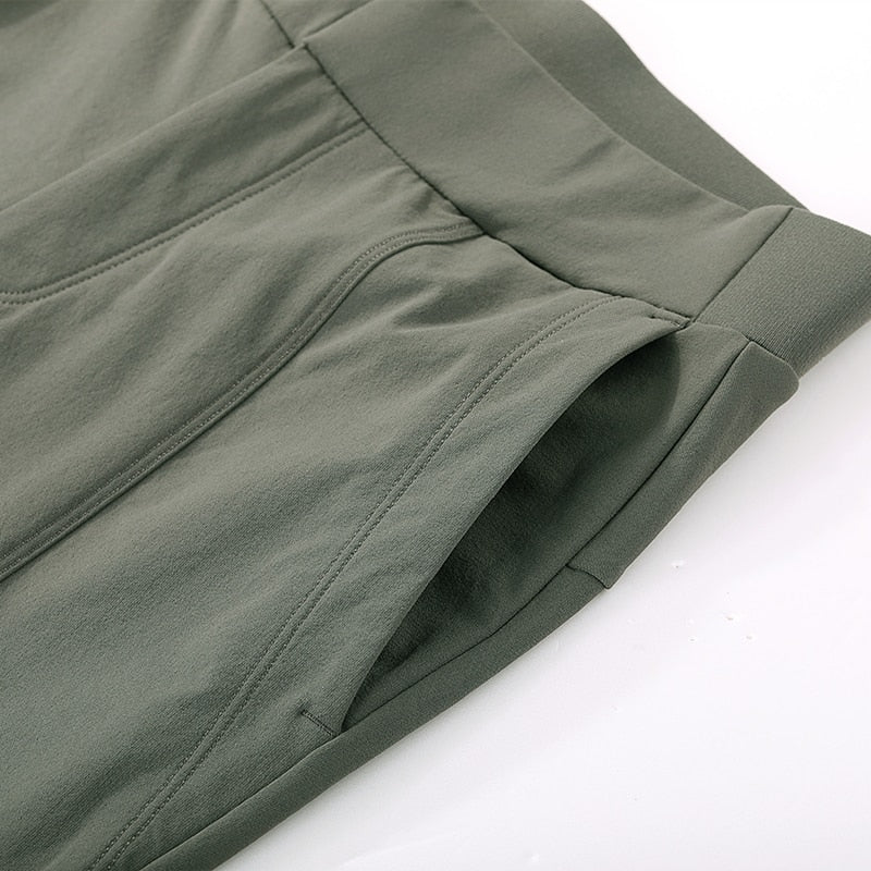 Women's Zip-off Hiking Pants Lightweight Quick Dry Comfy Casual Pants Elastic Waist Straight Leg
