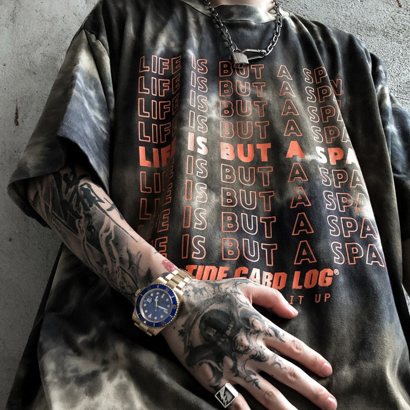 Hip Hop Tops Tees Men Casual Vintage Tshirts Summer Streetwear Pullover Couple Wear T-shirts Print Cotton | Vimost Shop.