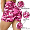 Women High Waist Sport Shorts Camouflage Print  Butt Workout Running Fitness Leggings Yoga Shorts Biker Shorts | Vimost Shop.