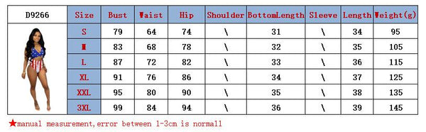 Popular Women's Swimming Sets Independence Day National Day USA Flag Printed Two-Piece Swimsuit Blue Stars Bra tankini swimsuits | Vimost Shop.