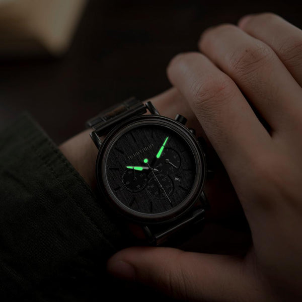 Wood Watch Men Stopwatch erkek kol saati Wooden Wristwatches Male Show Date Create Gift | Vimost Shop.