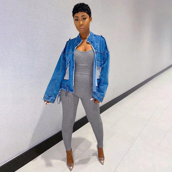 Sportwear Jumpsuit Knit Rib Bodycon Solid Streetwear Outfit Casual Pants Bodycon Fitness Rompers Womens Jumpsuit Summer | Vimost Shop.