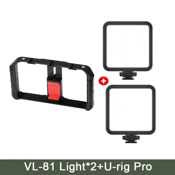 VIJIM VL81 3200k-5600K 850LM 6.5W Dimmable Mini LED Video Light Smartphone SLR Camera Rechargable Vlog Fill Light | Vimost Shop.